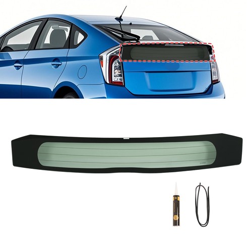 Lower rear back window - rear, glass